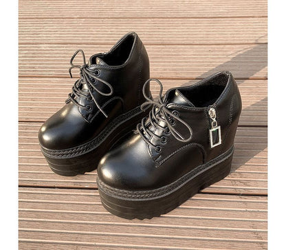 Ups Hidden Platform Lace Wedge