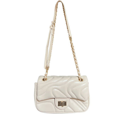 Leather Bag Flap Faux Crossbody