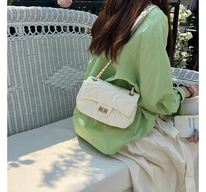 Leather Bag Flap Faux Crossbody