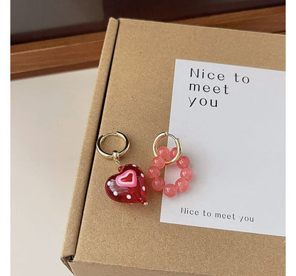 Pendant Print / Glass Earring Necklace