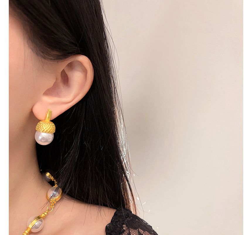 Bracelet Faux Alloy Pearl Dangle Necklace / Earring