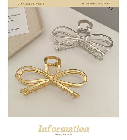 Bow Alloy Hair Clamp