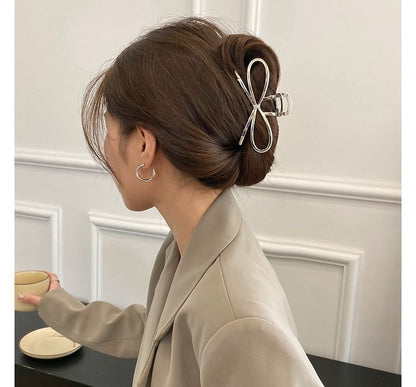 Bow Alloy Hair Clamp