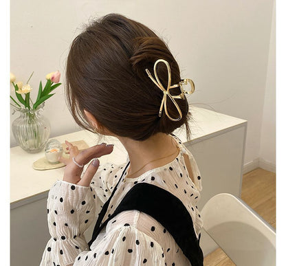 Bow Alloy Hair Clamp