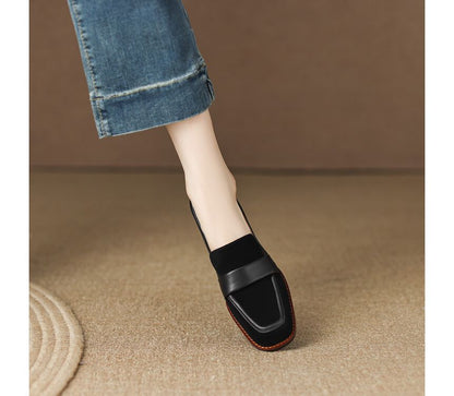 Loafers Heel Chunky