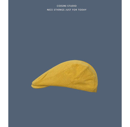 Cap Plain Corduroy Flat