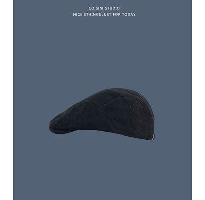 Cap Plain Corduroy Flat