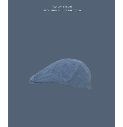 Cap Plain Corduroy Flat