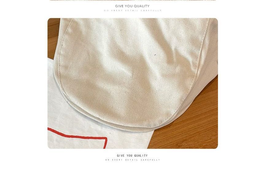 Flat Cap Embroidered Lettering