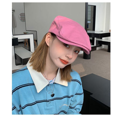 Flat Cap Embroidered Lettering