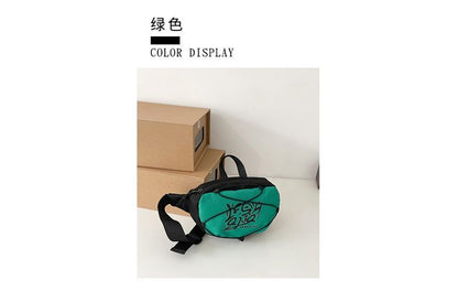 Lettering Print Crossbody Bag