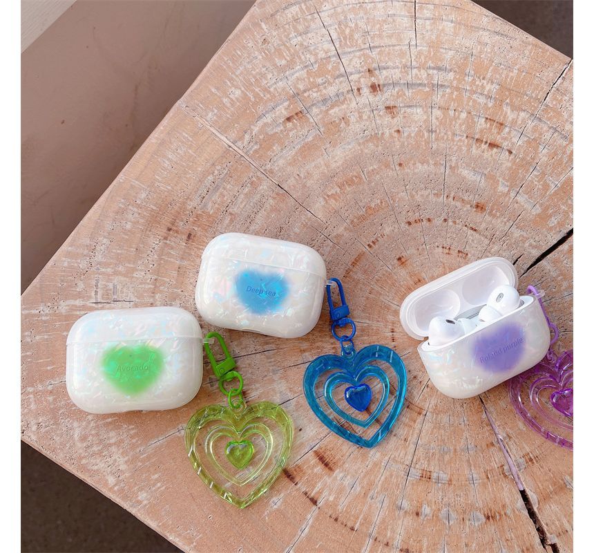 Heart Shell Textured AirPods / Pro Earphone Case Skin