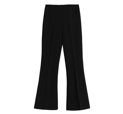 High Waist Plain Bootcut Dress Pants (Various Designs)