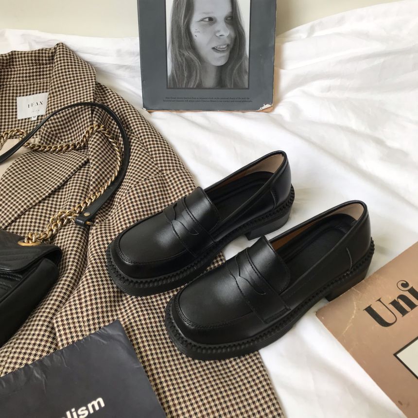 Platform Penny Loafers