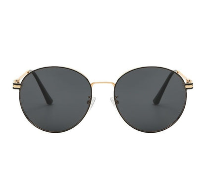 Frame Metal Round Sunglasses Polarized