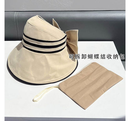 Bow Hat Visor Striped