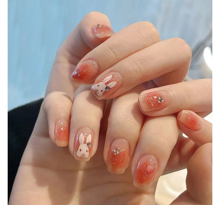 Rabbit Faux Nail Tips