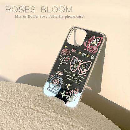 Butterfly Phone Mirrored Case