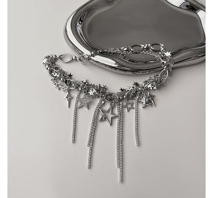 Fringed Alloy Choker Star