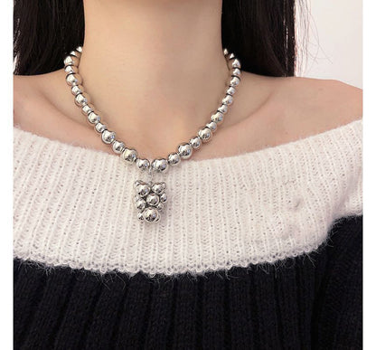 Pendant Alloy Bead Choker