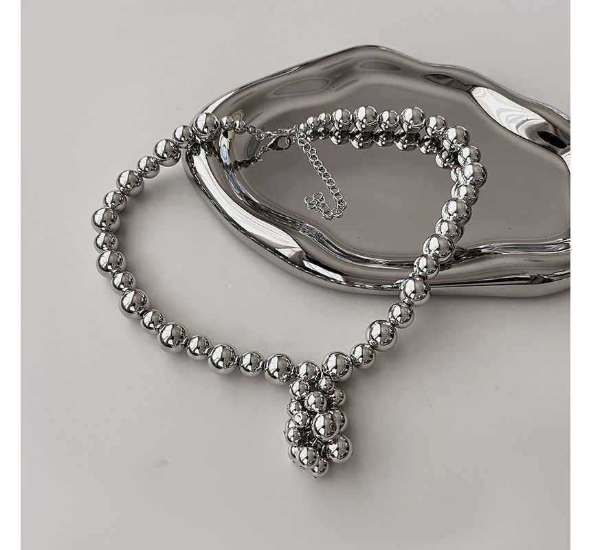 Pendant Alloy Bead Choker