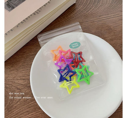 Set of 10: Star Hair Clip