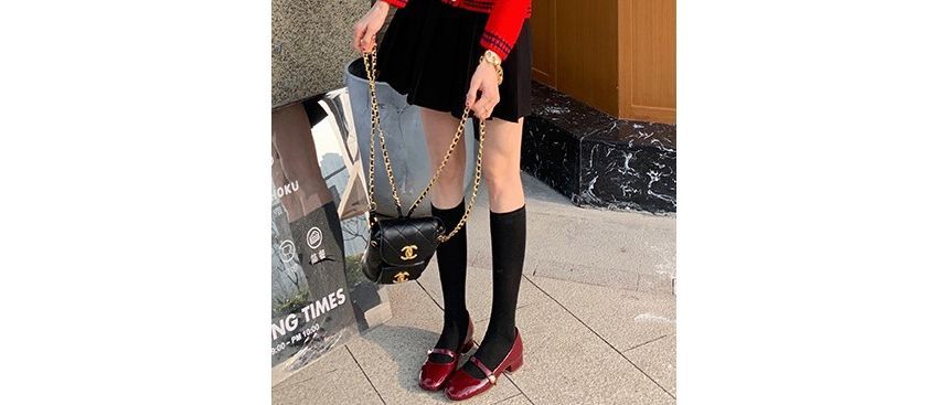 Plain Pumps (Various Block Jane Heel Designs) Mary