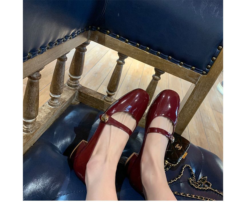 Plain Pumps (Various Block Jane Heel Designs) Mary