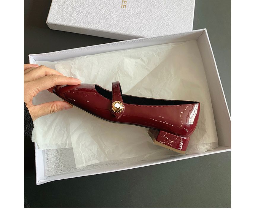 Plain Pumps (Various Block Jane Heel Designs) Mary