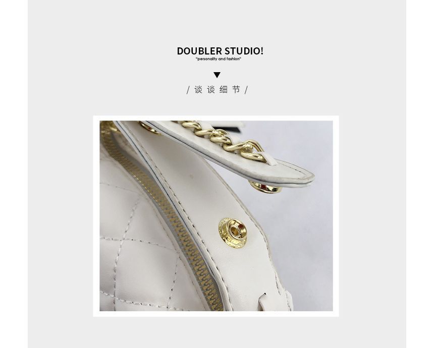 Quilted Crossbody Chain Bag Strap