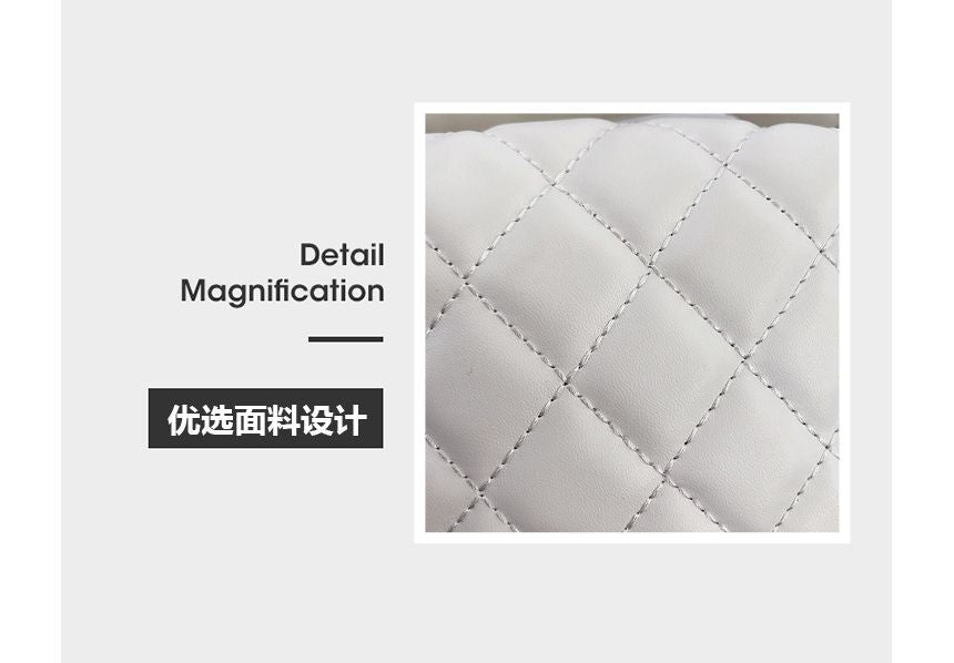 Quilted Crossbody Chain Bag Strap