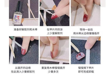 Star Faux Nail Tips