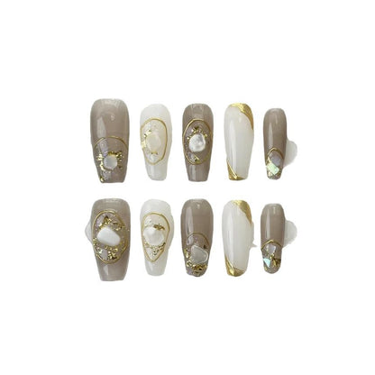 Shell Faux Nail Tips