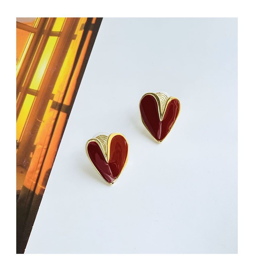 Heart Earring Alloy