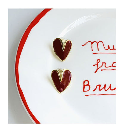 Heart Earring Alloy