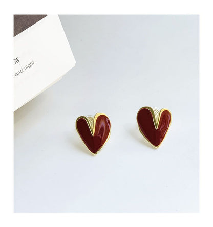 Heart Earring Alloy