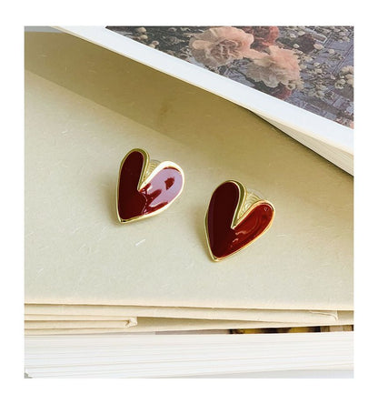 Heart Earring Alloy