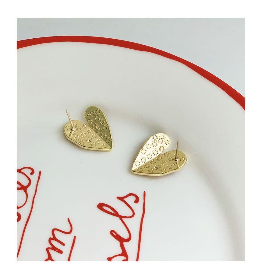 Heart Earring Alloy