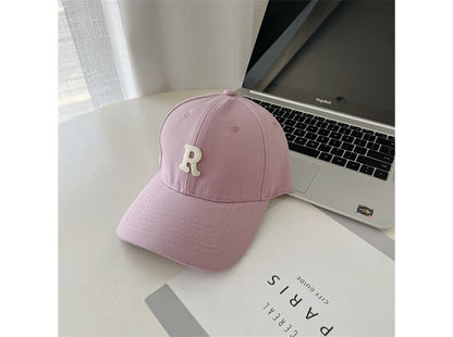 Lettering Cap Baseball Embroidered