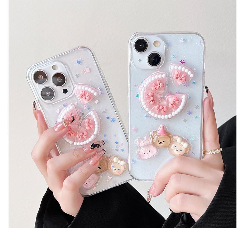 Bear Phone Case - iPhone 14 Pro Max / 14 Pro / 14 Max / 14 / 13 Pro Max / 13 Pro / 13 / 13 mini / 12 Pro Max / 12 Pro / 12 / 12 mini / 11 Pro Max / 11 Pro / 11 / SE / XS Max / XS / XR / X / 8 / 8 Plus / 7 / 7 Plus