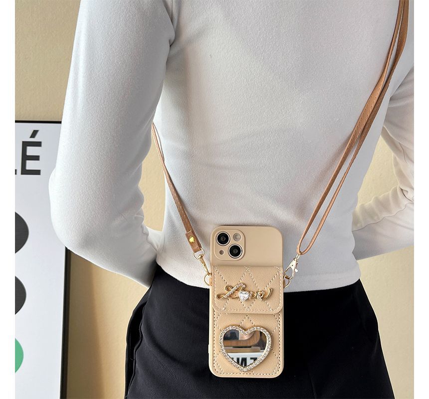 Case Mirrored Card Phone Holder