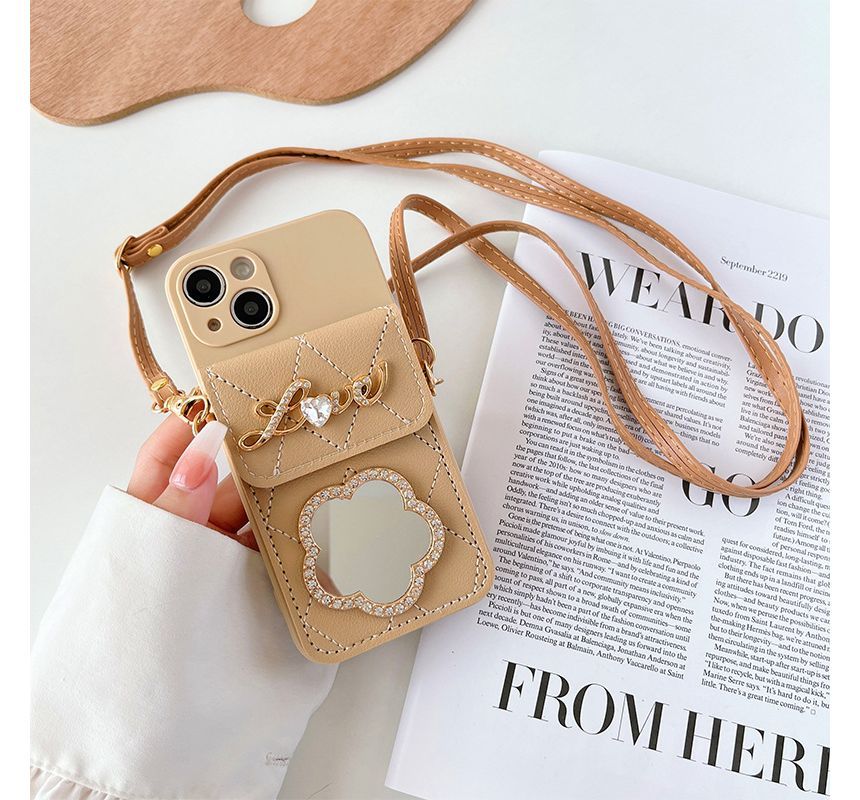 Case Mirrored Card Phone Holder