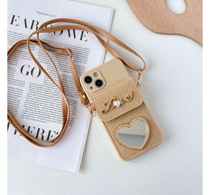 Case Mirrored Card Phone Holder