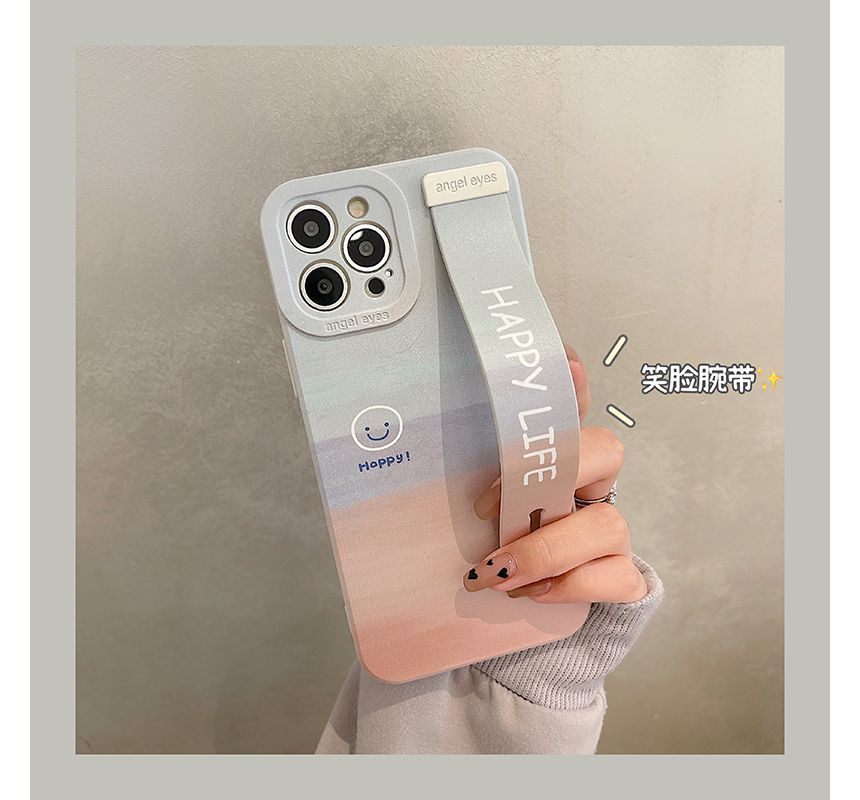 Phone Case Strap Smiley