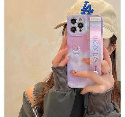 Phone Case Strap Smiley