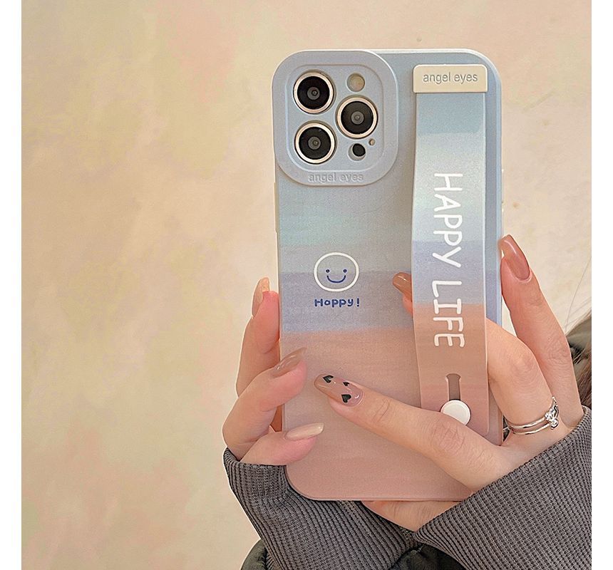 Phone Case Strap Smiley