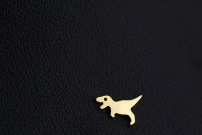 Polished Dinosaur Alloy Earring