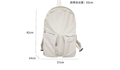 Nylon Zip Backpack