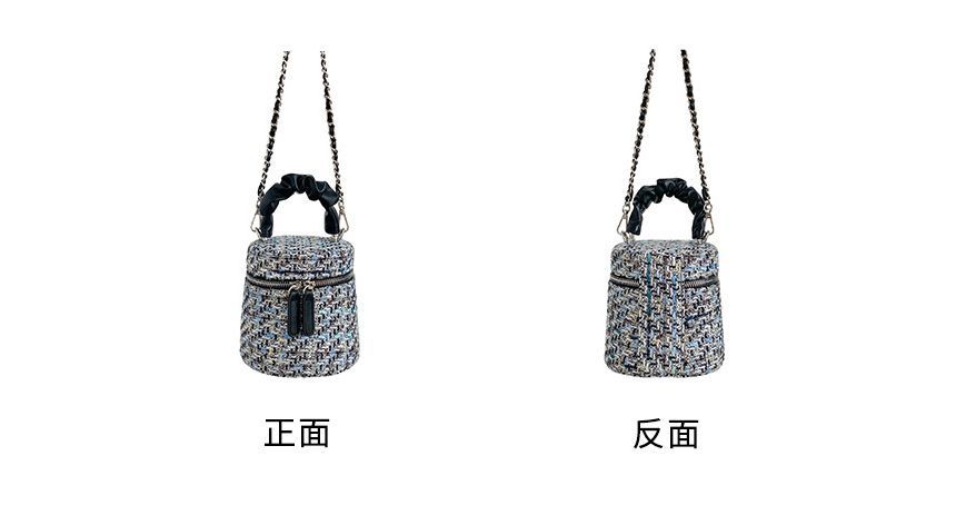 Zip Tweed Bag Crossbody