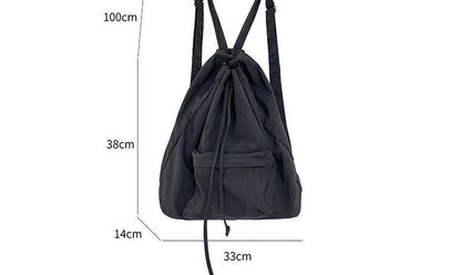 Nylon Drawstring Backpack